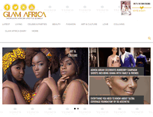 Tablet Screenshot of glamafrica.com